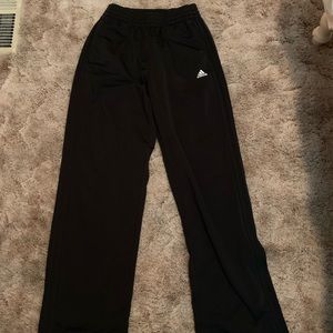 All black adidas sweat pants
